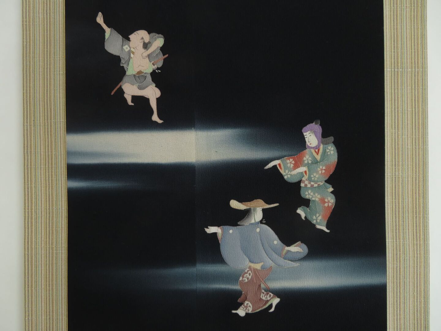 和モダン掛軸【蓮牡丹】拡大