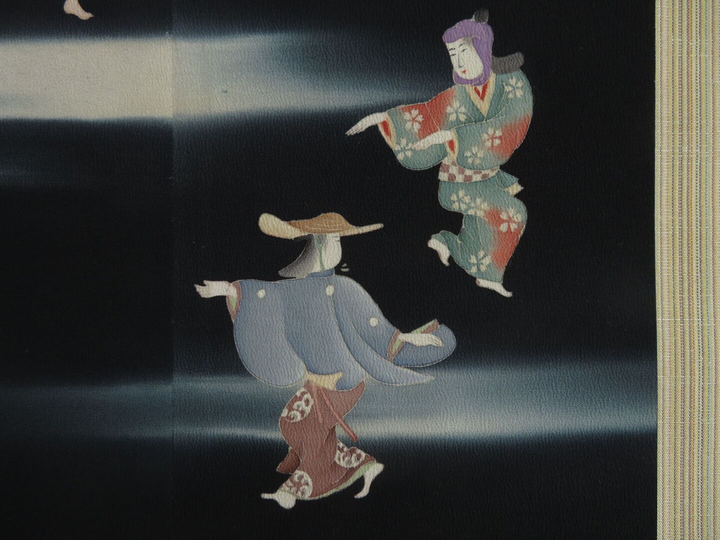 和モダン掛軸【蓮牡丹】拡大
