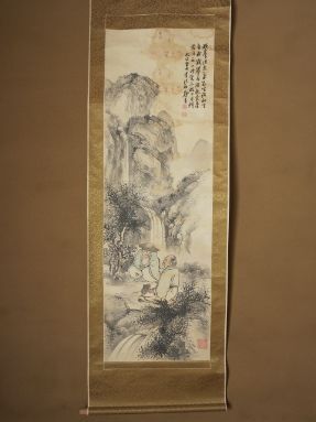 修復前の掛軸